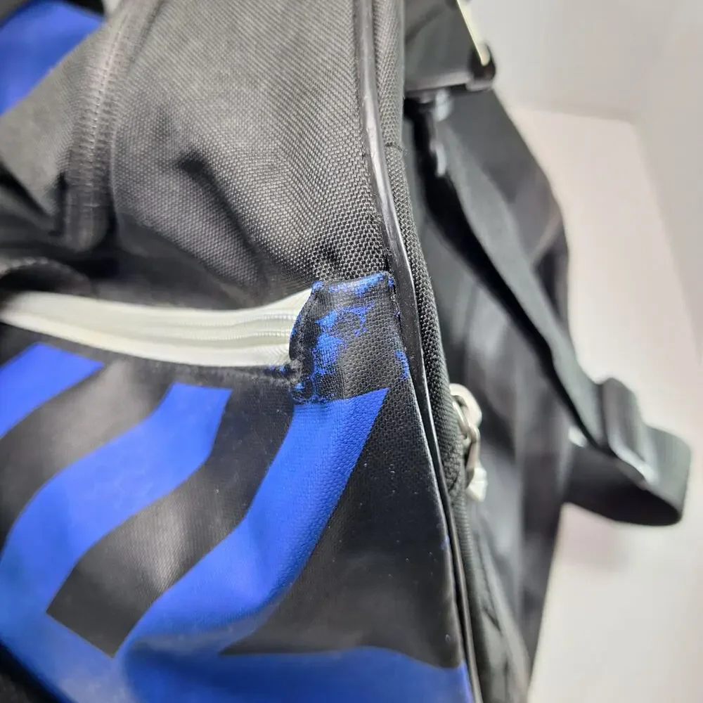 Adidas 2017 Team Issue Duffel Bag Medium Blue Hydro Shield Gym Sports Travel